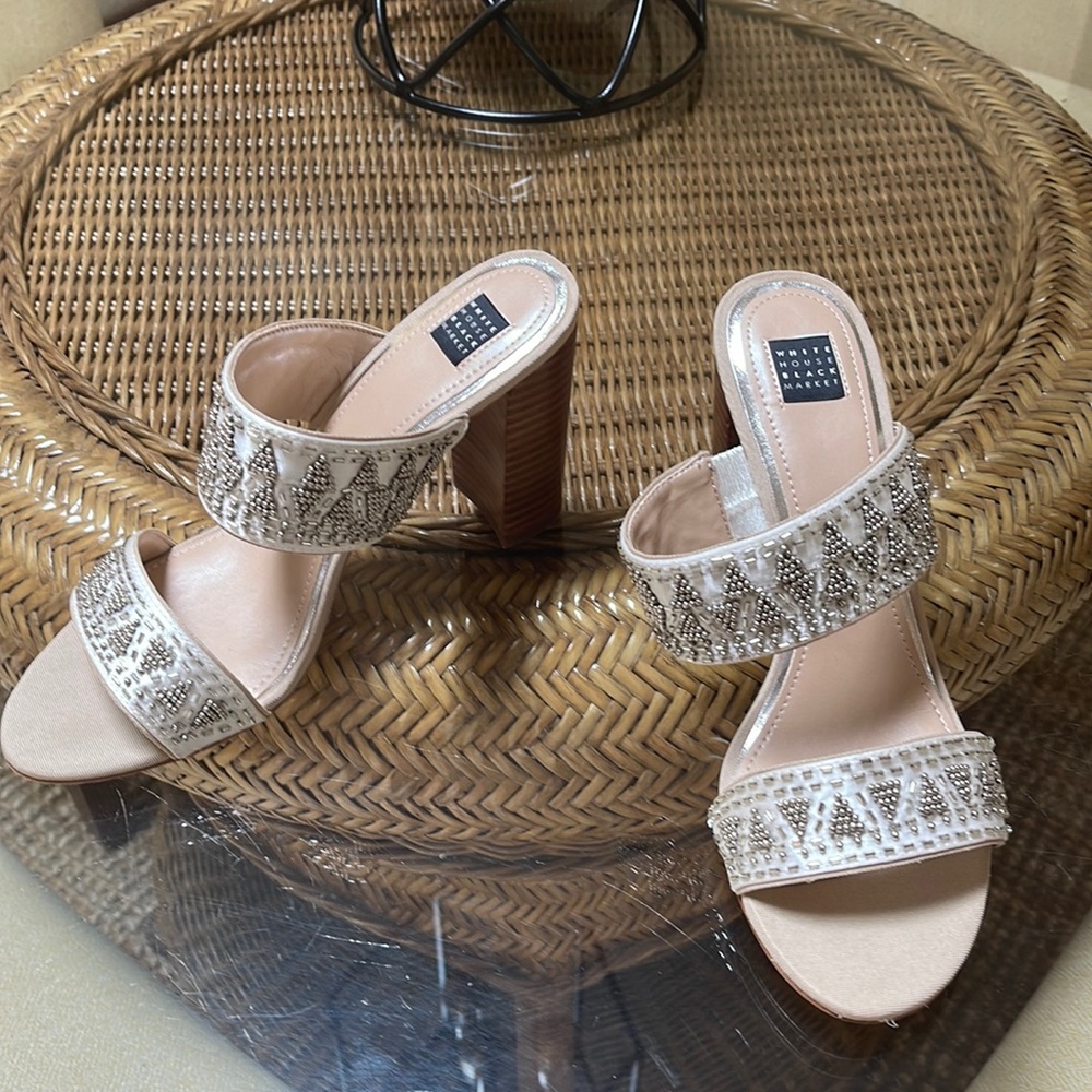 High heeled sandals